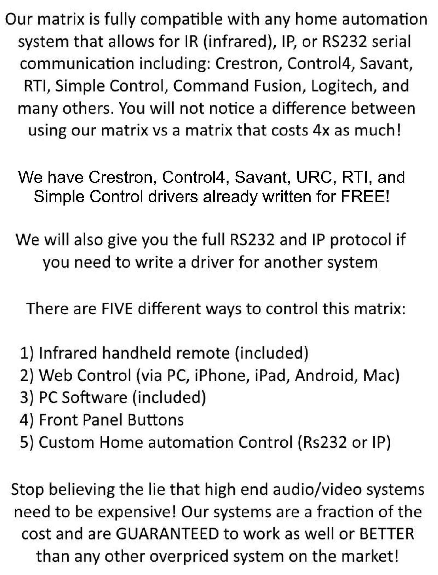 4K 9x2 Conference Room Huddle Church Lecture Presentation Classroom Processor Amplifier Controller HDbT 60hz HDMI Displayport Video Audio Microphone Control4 Savant URC RTI 4K60hz Amp