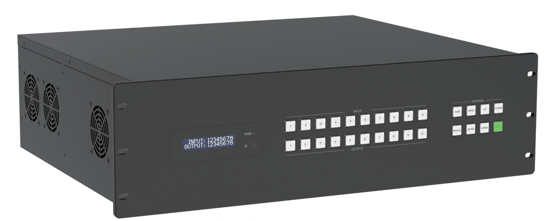 16 input 16 output HDbaseT - 16x16 Video Wall Processor for up to 16 M ...