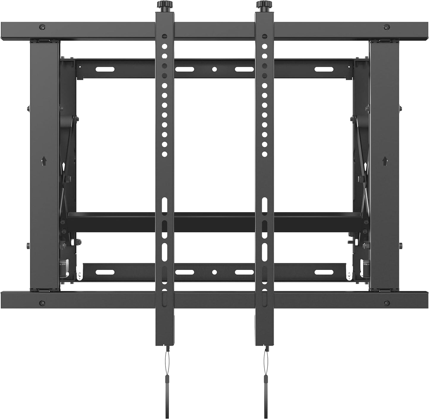 Single Video Wall Rail Mounting System - Pop out brackets with Microadjustments